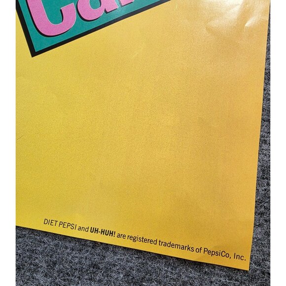 Diet Pepsi "Uh-Huh!" Ray Charles Promo Poster 1991 Vintage Advertising Artwork - Picture 4 of 10